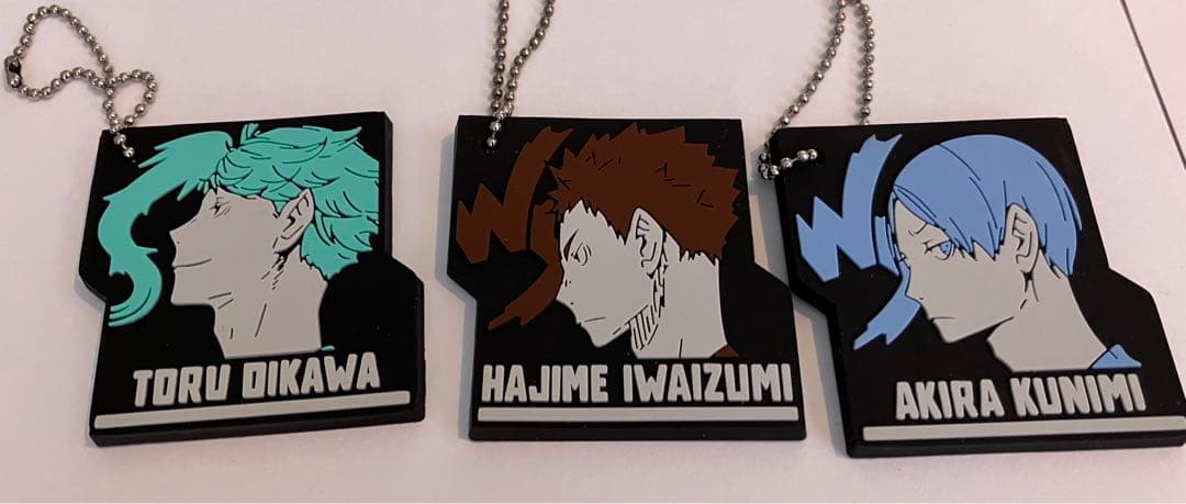 27個 青葉城西 青城 ラバー ストラップ ラバスト 及川 岩泉 国見 金田一