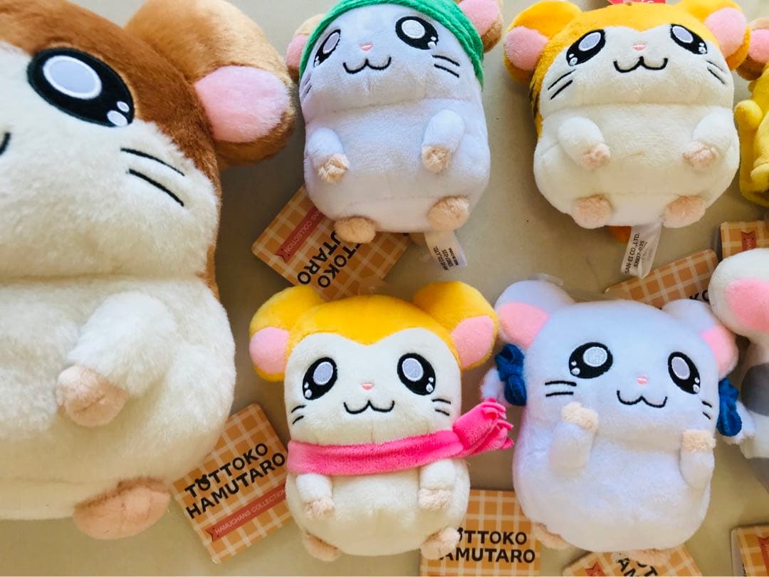 ハム太郎　とっとこハム太郎　ぬいぐるみ　　8点セット　新品　未使用　マスコット