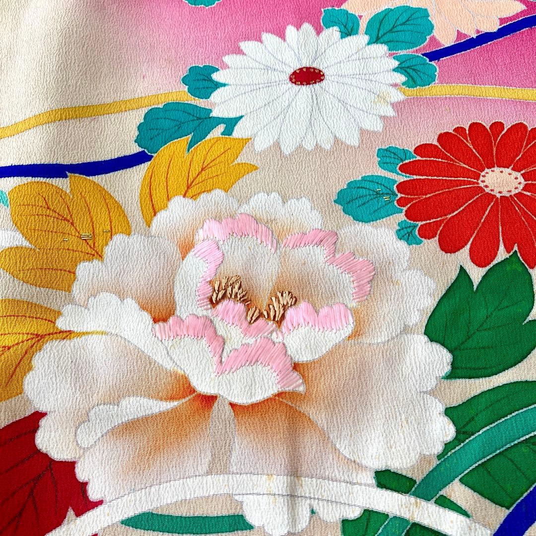 アンティーク　女の子　子供着物　七五三　アンティーク着物　NO26