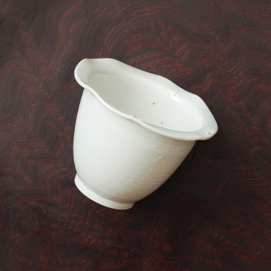 伊万里　古伊万里　江戸　中期　白磁　輪花　向付