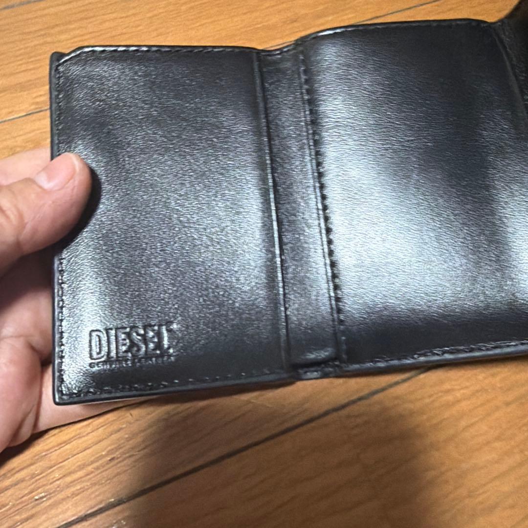 diesel 3つ折り財布　ブラック