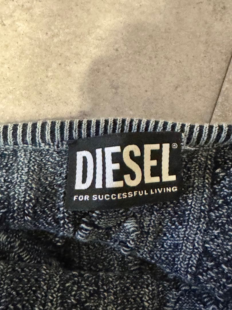 DIESEL ボディースーツ トップス ディーゼル ロゴ タンクトップ