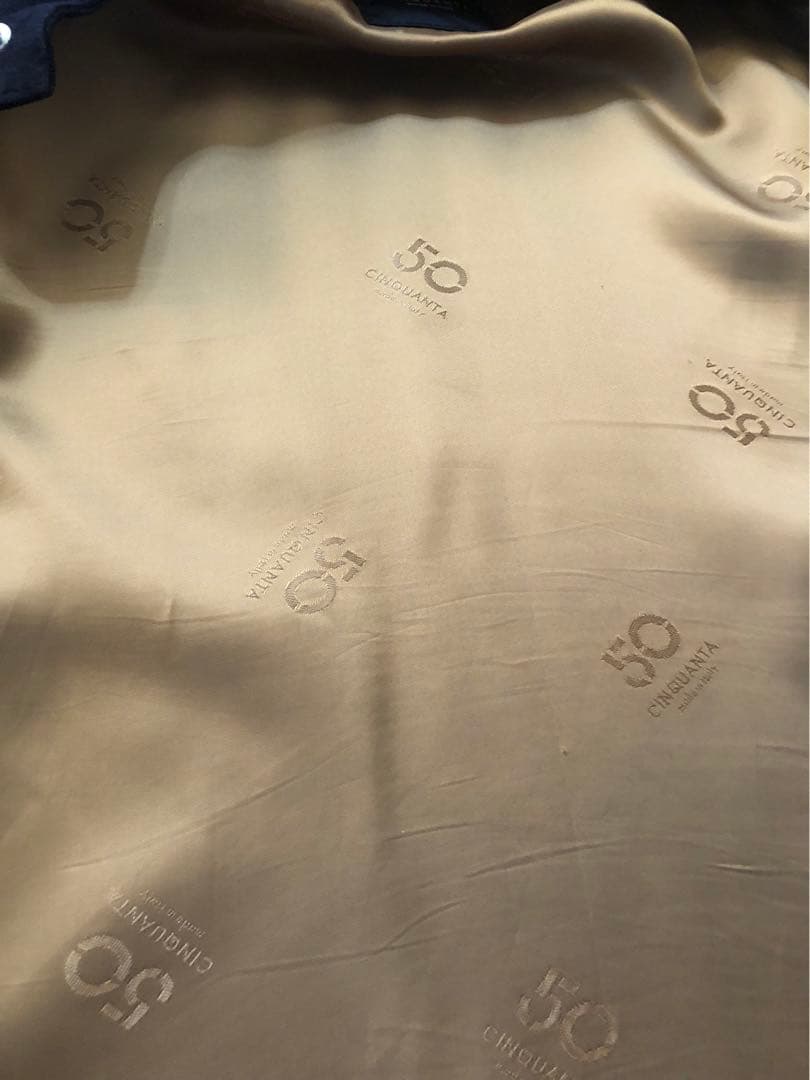 【美品】CINQUANTAチンクアンタスウェードライダースジャケット50ブラック