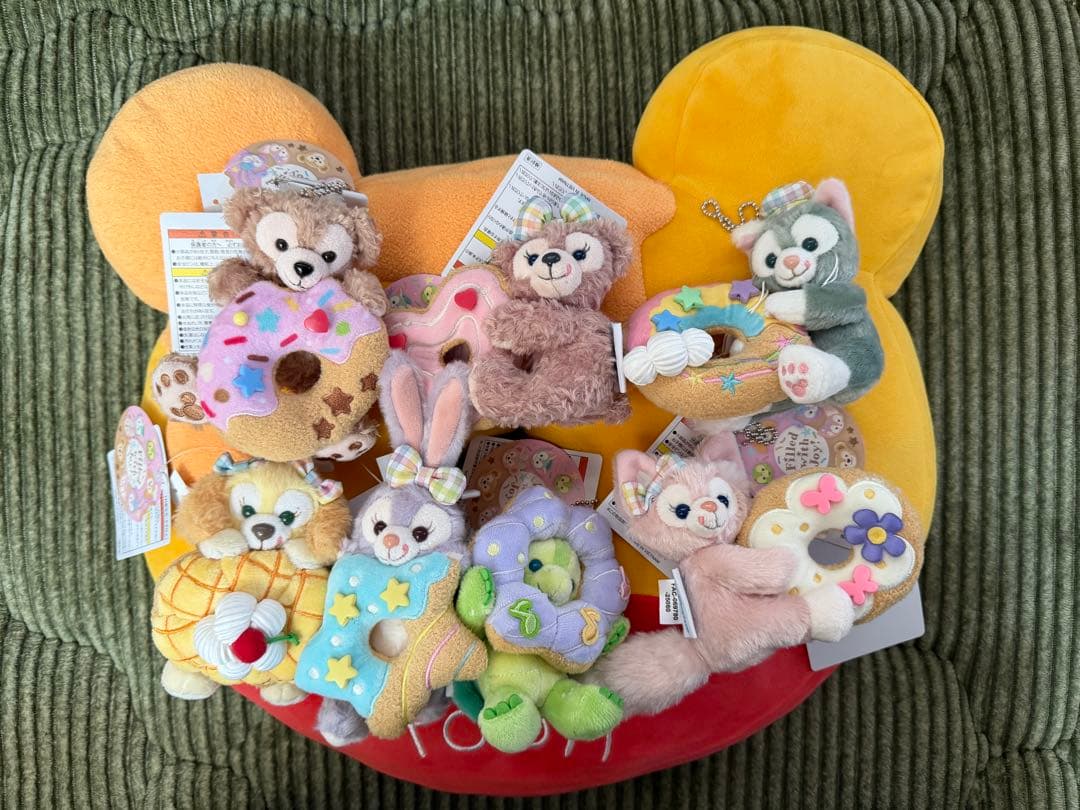 タグ付き新品ダッフィー　ぬいバ7種セット