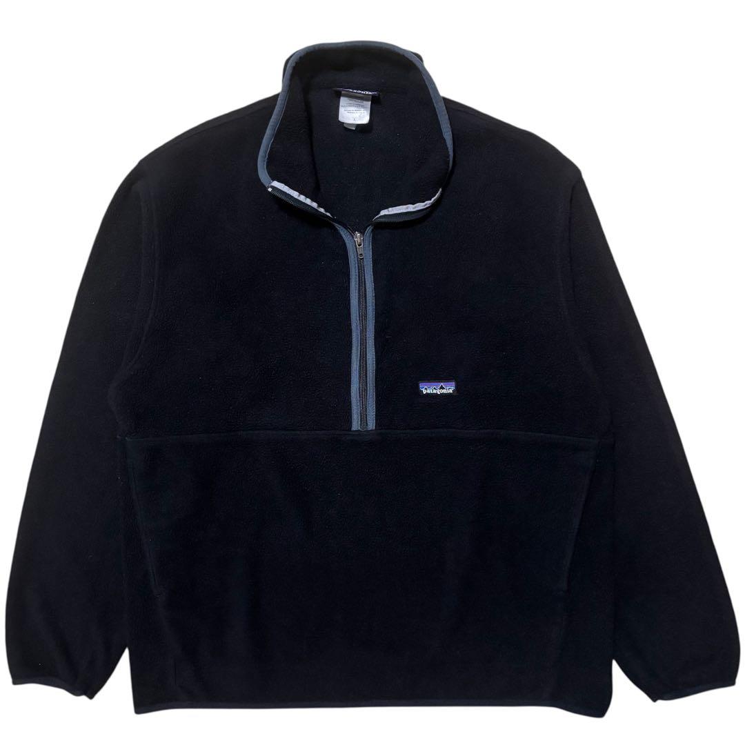 美品 L 黒 90s Patagonia マースピアル パタゴニア スナップT