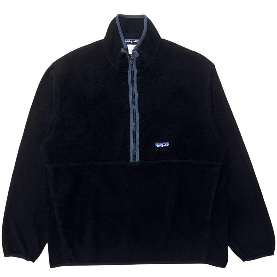 美品 L 黒 90s Patagonia マースピアル パタゴニア スナップT
