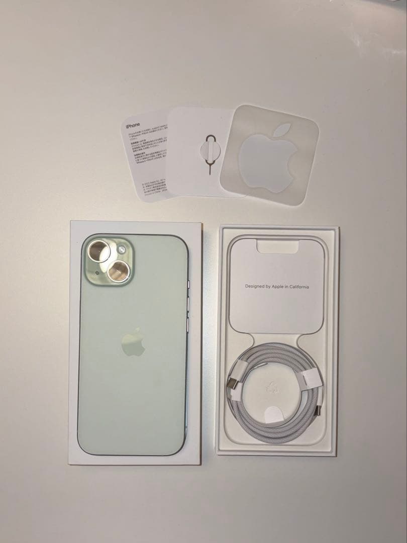 iPhone 15 256GB - グリーン（SIMフリー） 美品