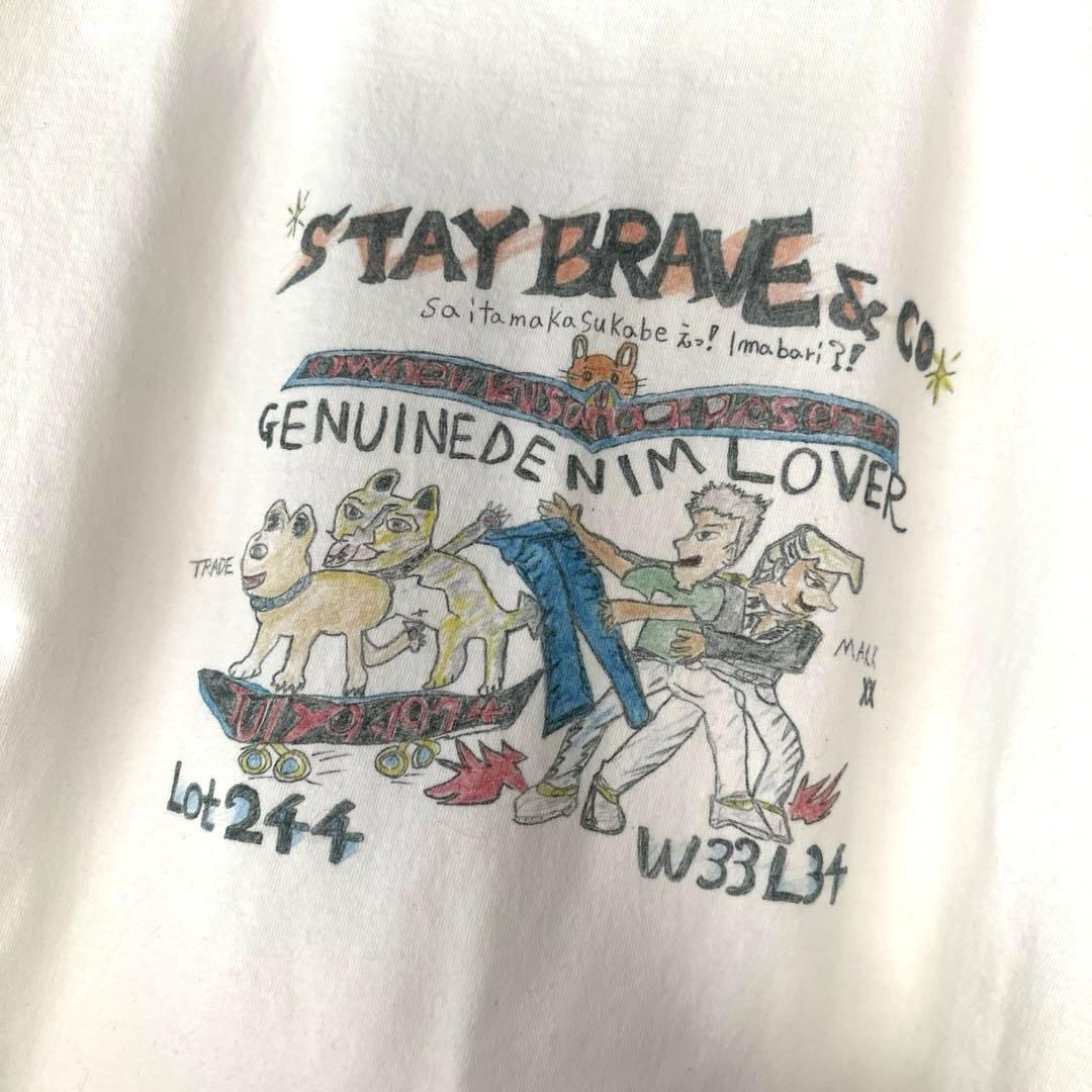 送料無料)草彅剛/個展stay brave&co リンガーT