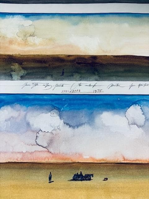 額装品/Tres paisajesスタインバーグ/アート/ポスター/インテリア