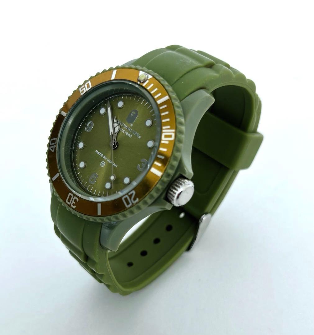 FROMJAPAN様売約済　A BATHING APE 時計 ラバーバンド