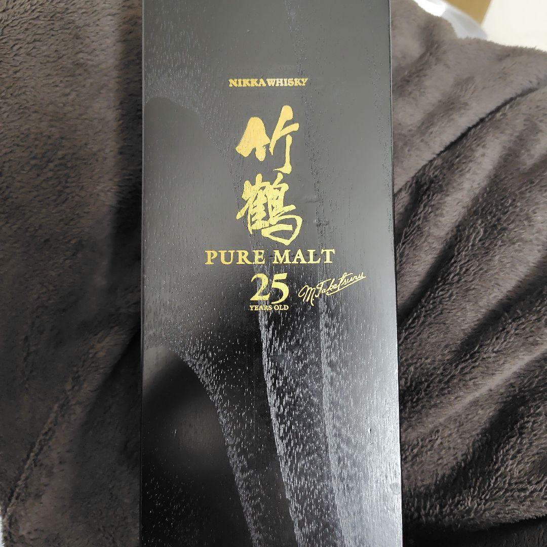 竹鶴25年 外箱＋空瓶＋ 説明書