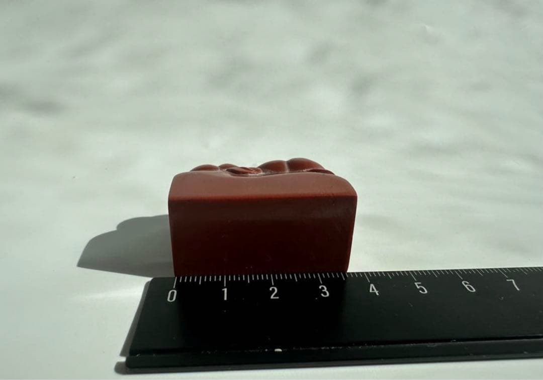 【柿】 かき　美品　高級印材　篆刻　印石　ラオス　印石　水凍　朱砂