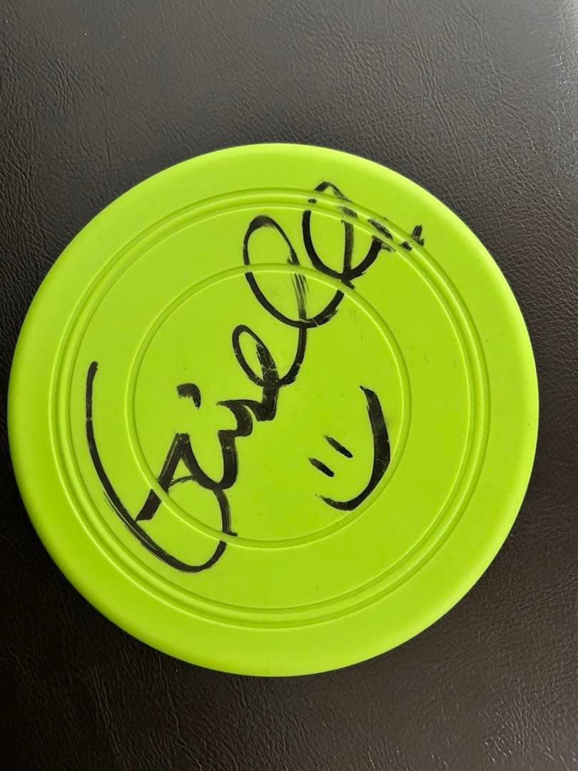 かさ aespa ジゼル 直筆サイン入りフリスビー