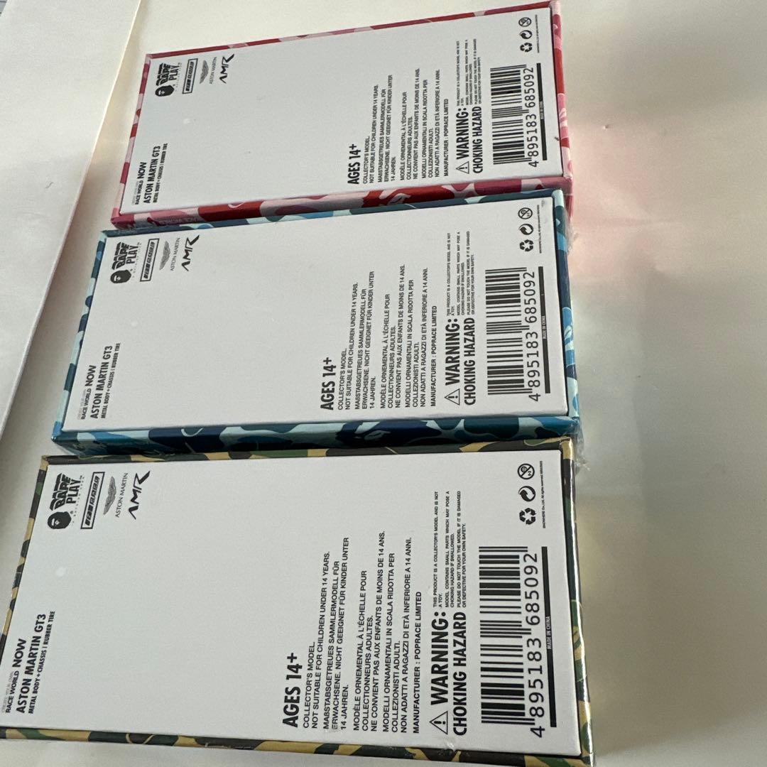 BAPE ASTON MARTIN GT3 1/64 MODEL CARミニカー