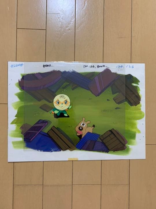 セル画　アンパンマン　メロンパンナとチーズ