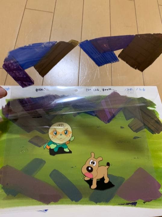 セル画　アンパンマン　メロンパンナとチーズ