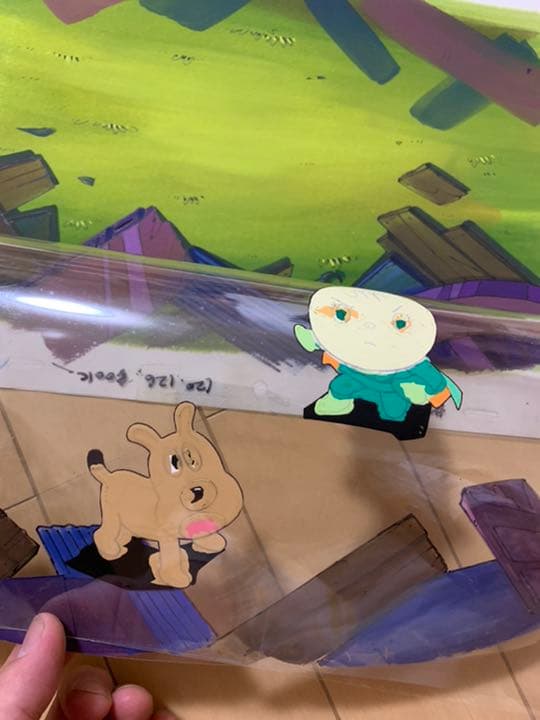 セル画　アンパンマン　メロンパンナとチーズ