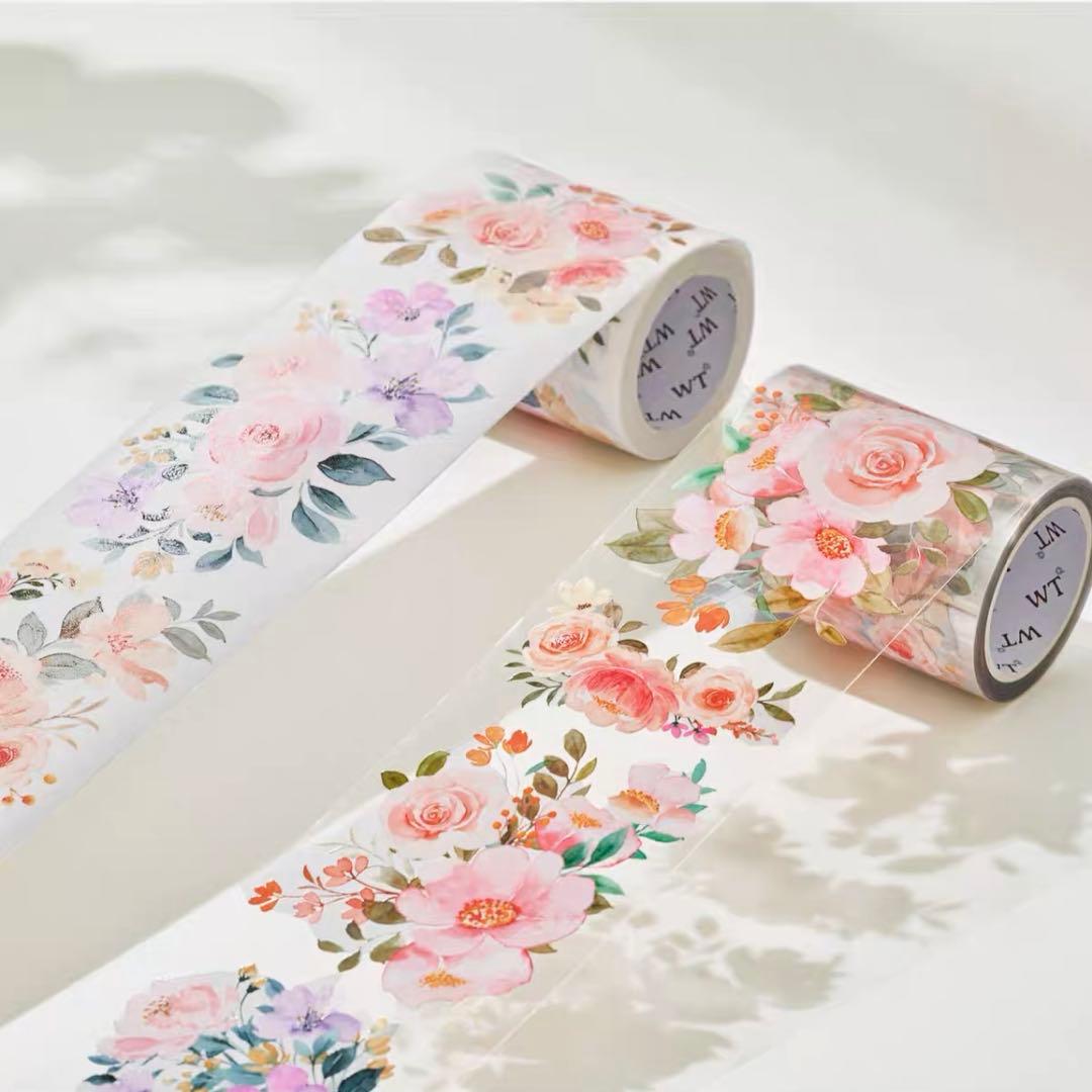 WT《演花集》 PETテープ　海外マスキングテープ 【1194】