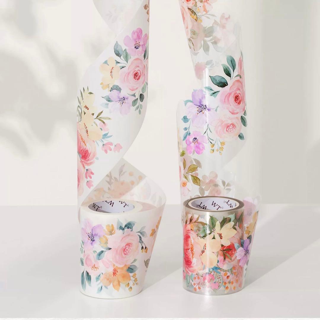 WT《演花集》 PETテープ　海外マスキングテープ 【1194】