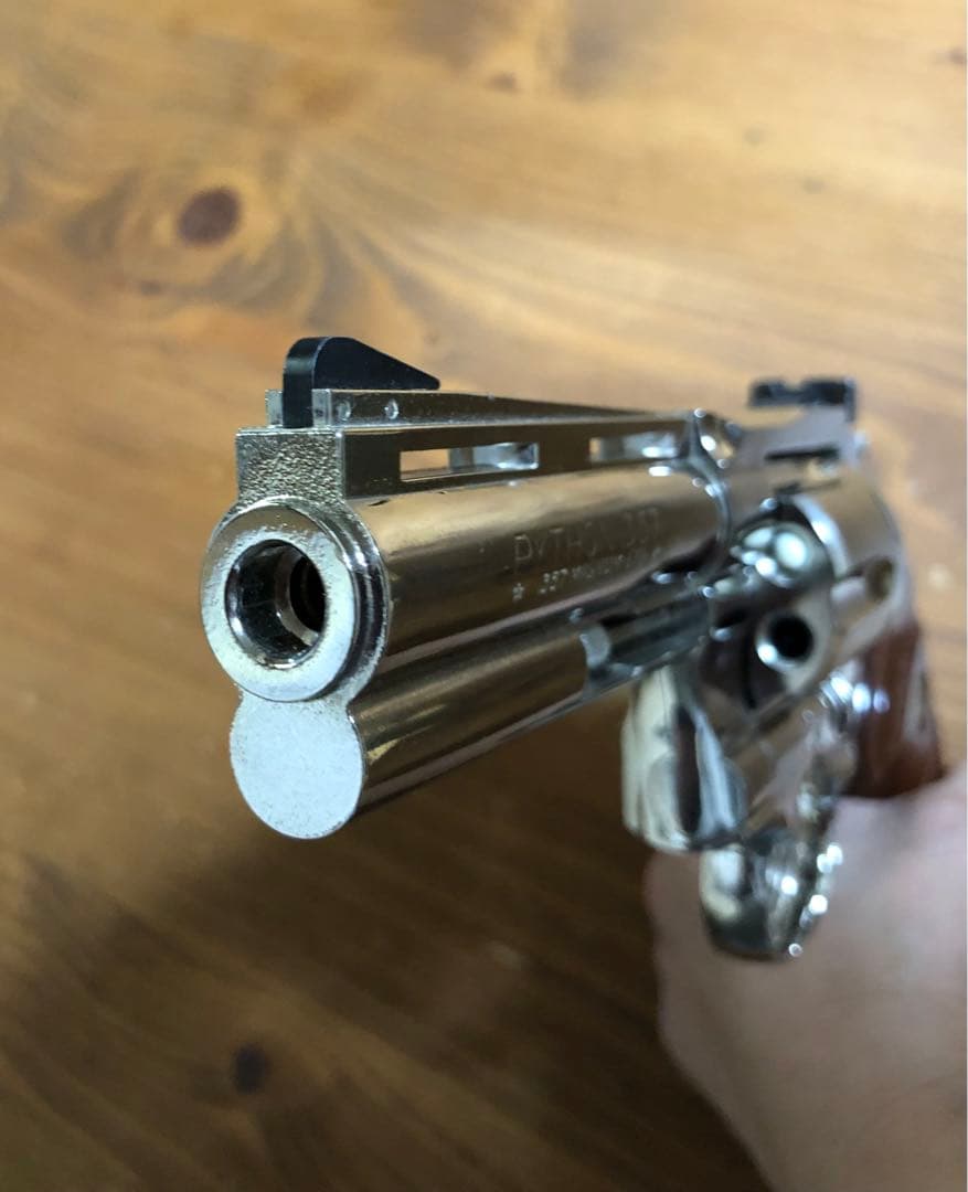 コルトパイソン357マグナム　ガスリボルバー