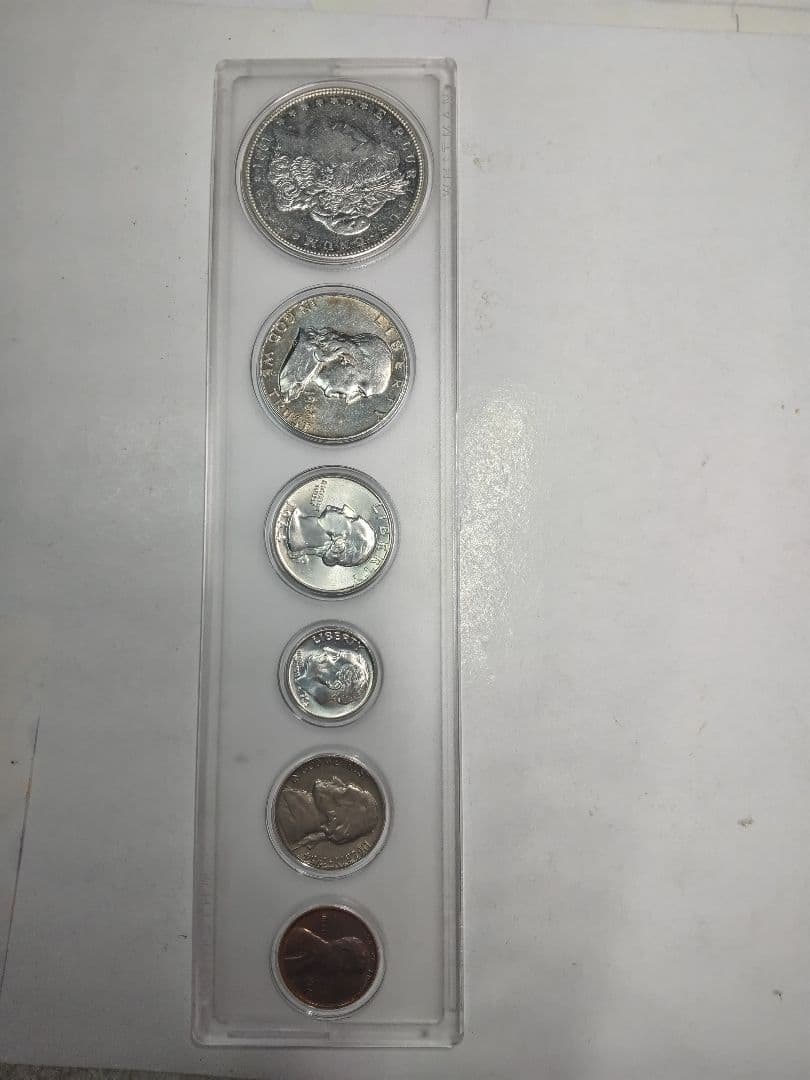 hab013 1921年 モルガン・ドル 銀製セット