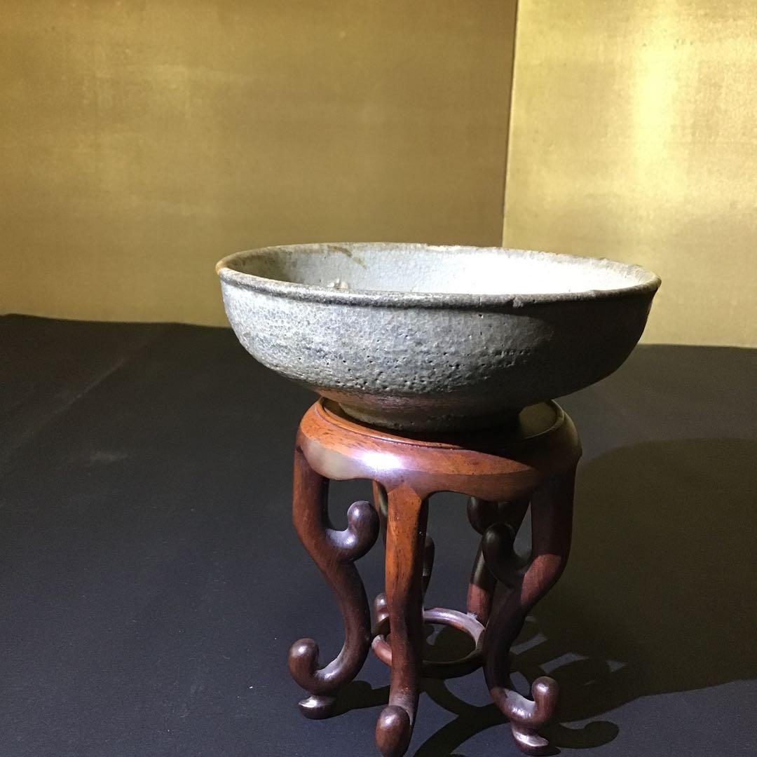 李朝高麗陽刻紋　小皿