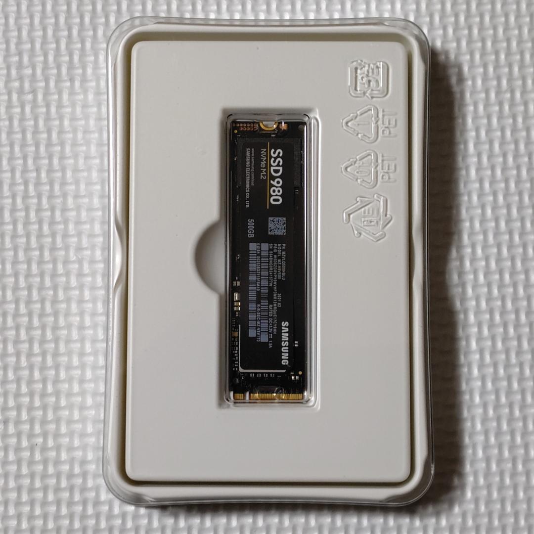 【動作品】SAMSUNG 980 SSD 500GB MZ-V8V500B/IT