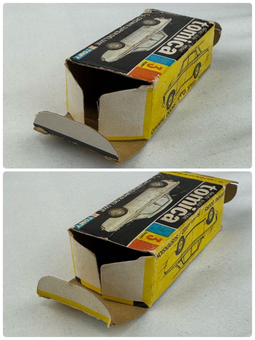 トミカ 黒箱トヨタ クラウン スーパーデラックス 1Eホイール 絶版 日本製