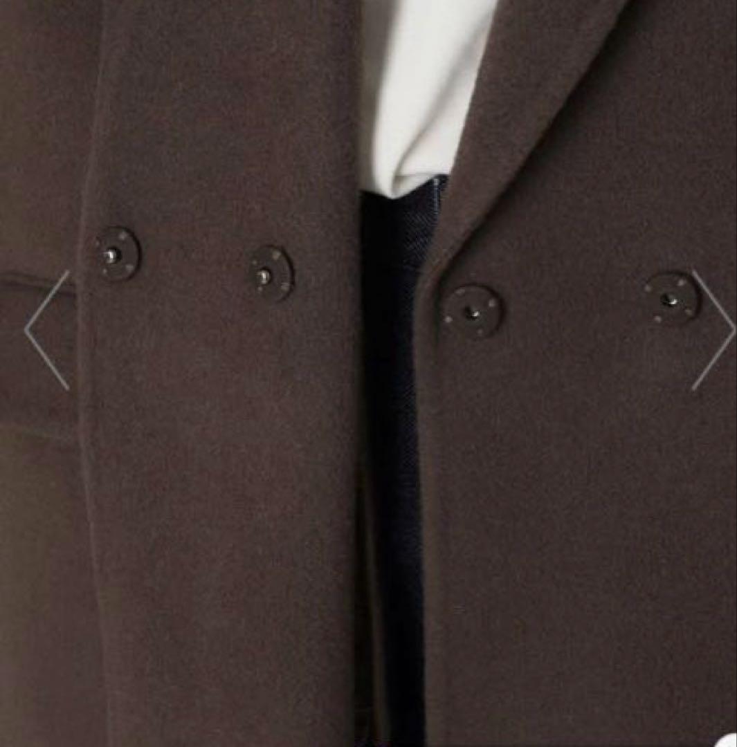 【新品未使用】SLOBE IENA ダブルフェイスチェスターコート36 ネイビー