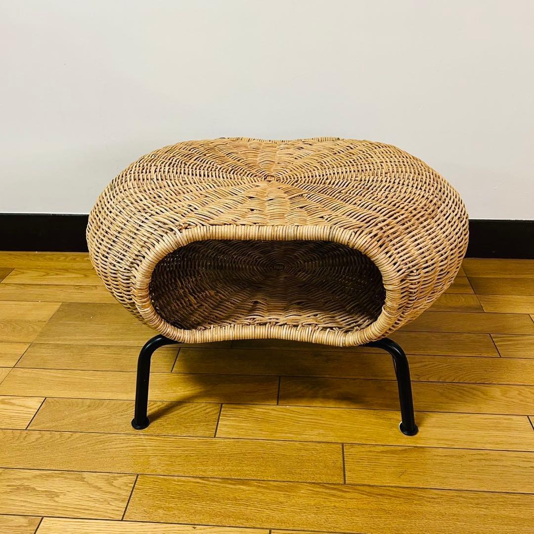 IKEA イケア　GAMLEHULT ガムレフルト ラタン オットマン　送料込み