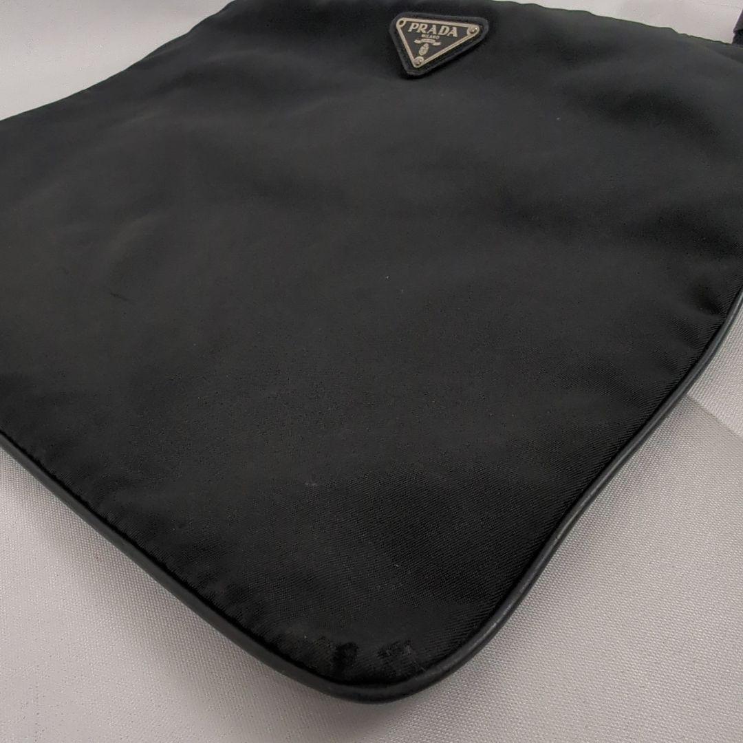 【良品】PRADA プラダ サコッシュ ナイロン ショルダーバッグ プレート