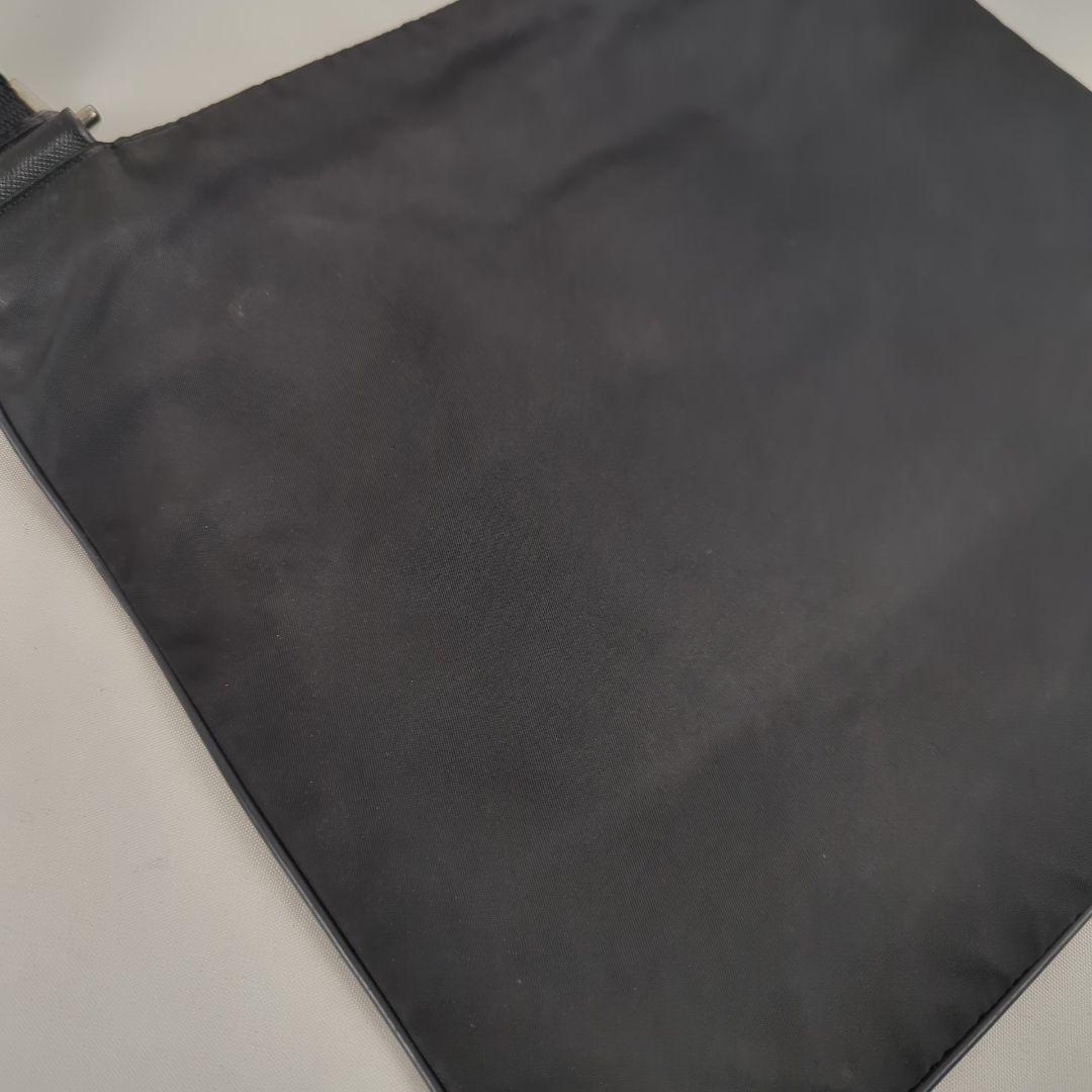 【良品】PRADA プラダ サコッシュ ナイロン ショルダーバッグ プレート