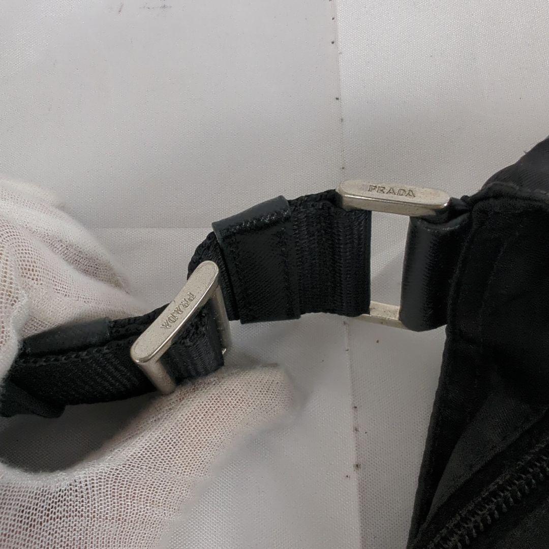 【良品】PRADA プラダ サコッシュ ナイロン ショルダーバッグ プレート