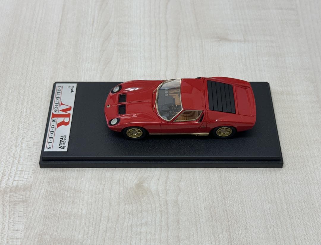 新品未展示 1/43 MR コレクション ランボルギーニ ミウラ S レッド