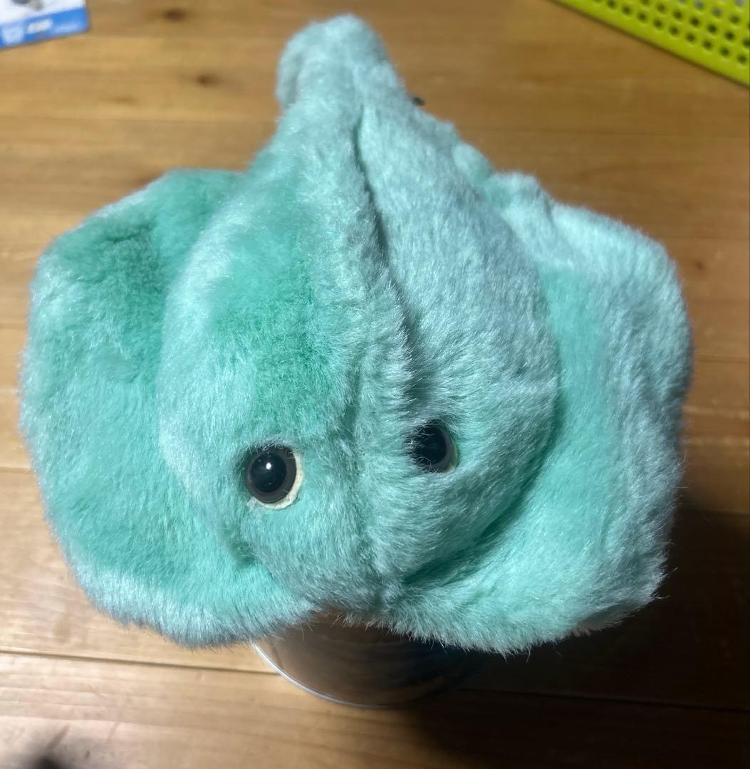 お取り置き中CASTANETS AKI HOJO エイのぬいぐるみ 昭和レトロ