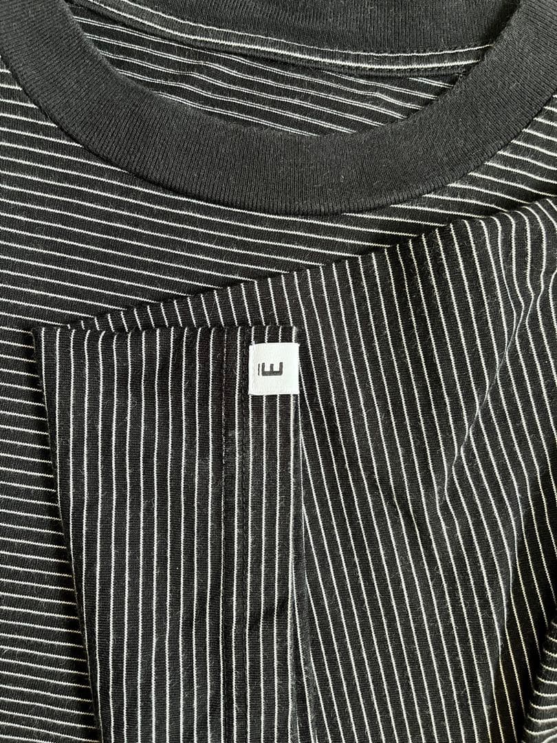 The ennoy professional ボーダー T S/S ブラック M