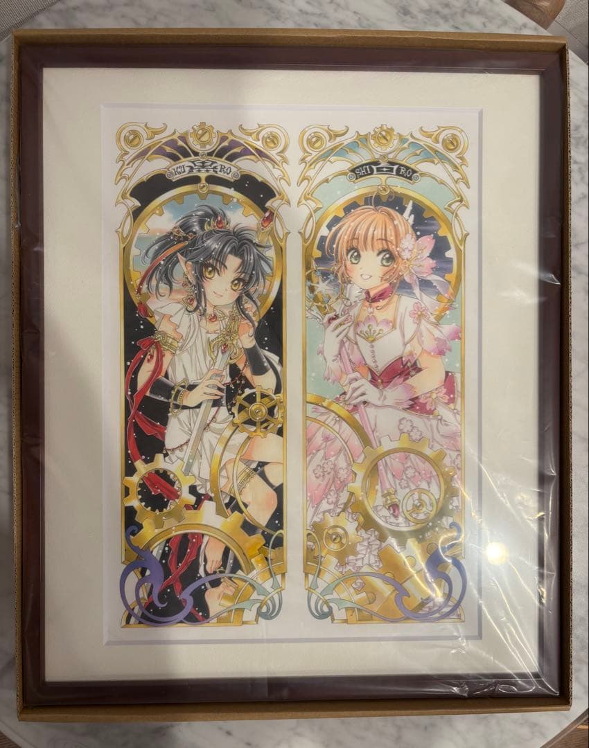 【新品】複製原画　CLAMP展 描き下ろし 阿修羅＆さくら