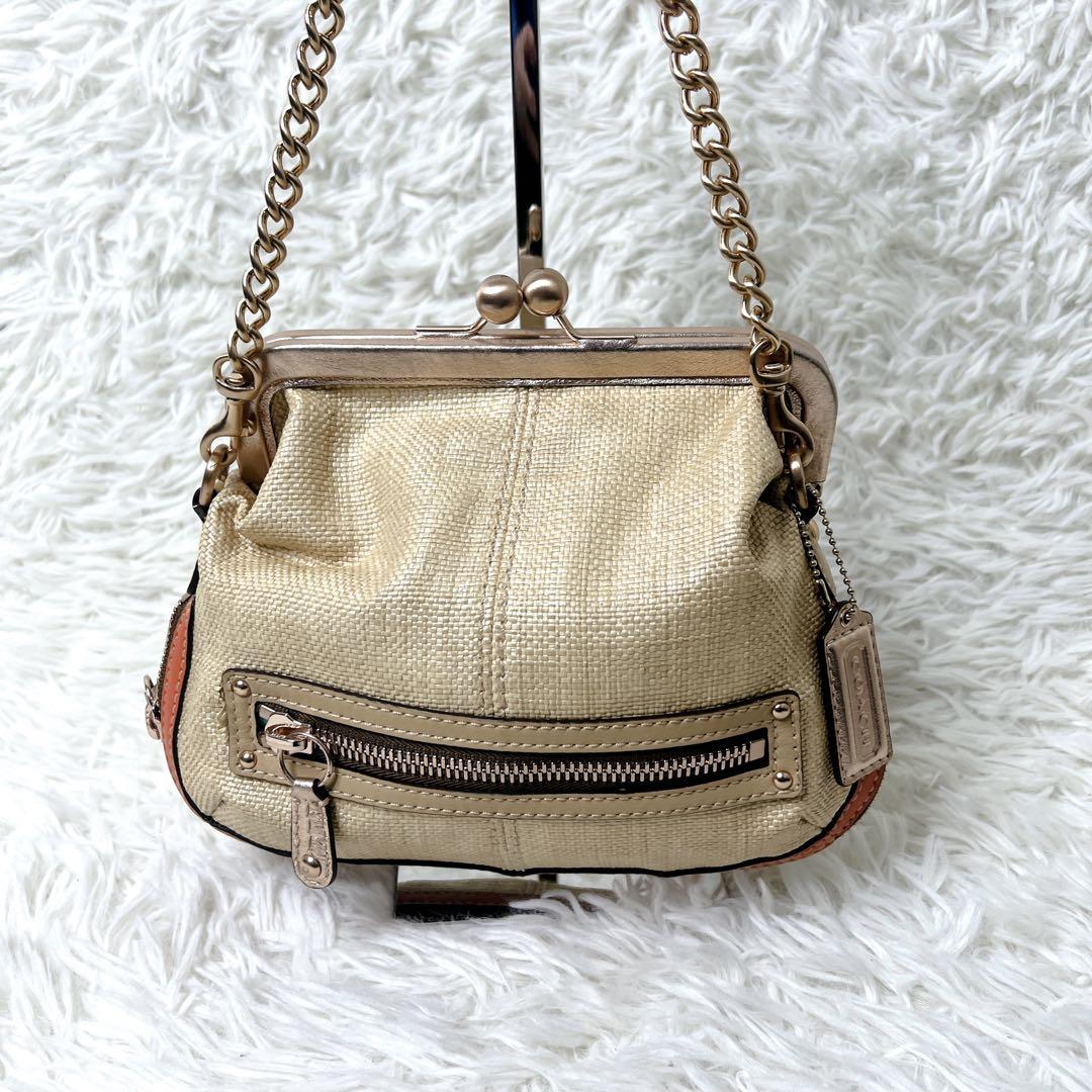 バッグ COACH Y2K Kisslock Chain Shoulder Purse