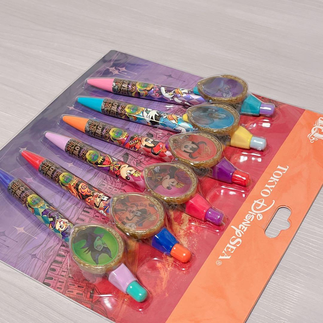 ディズニーシー　ヴィランズ　ボールペンセット　ハロウィーン