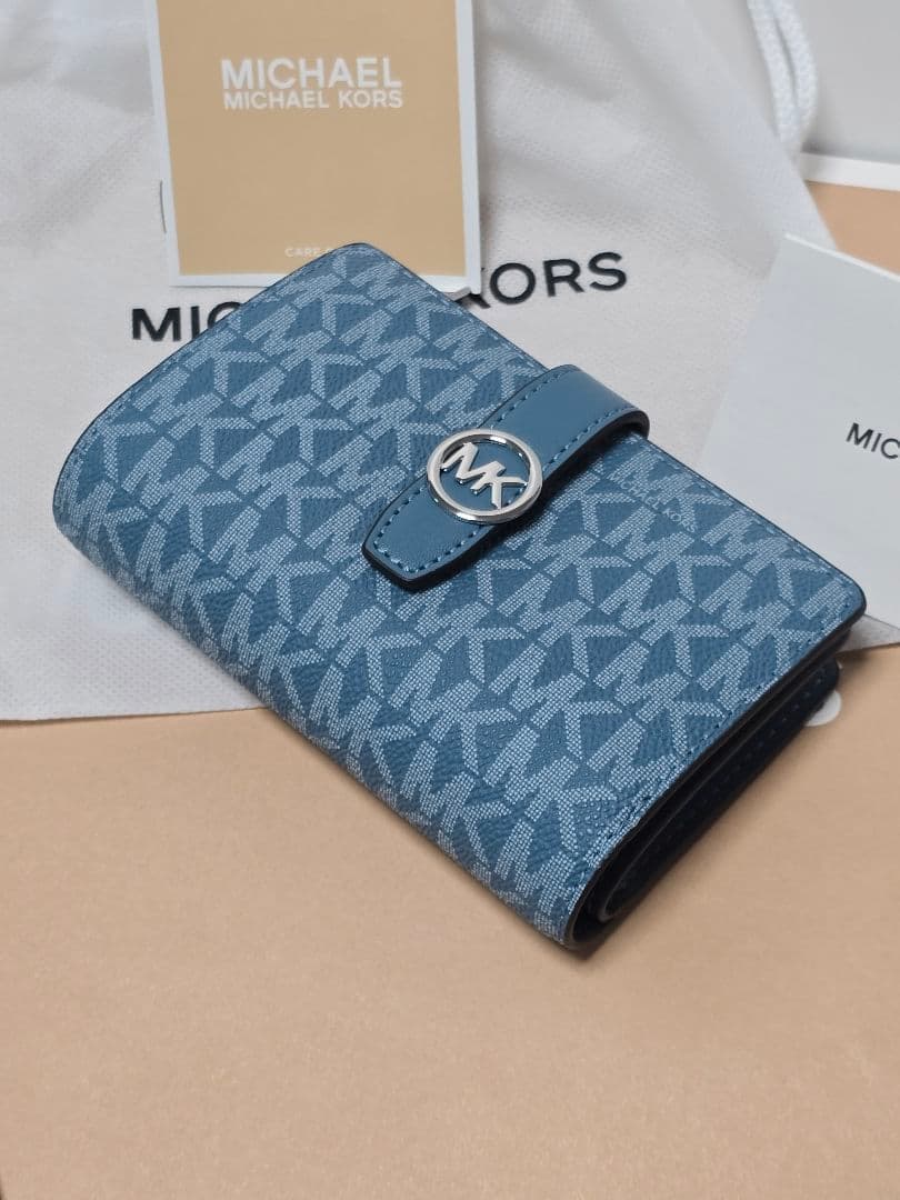 マイケルコースGREENWICH タブ ジップアラウンド ウォレットミディアム