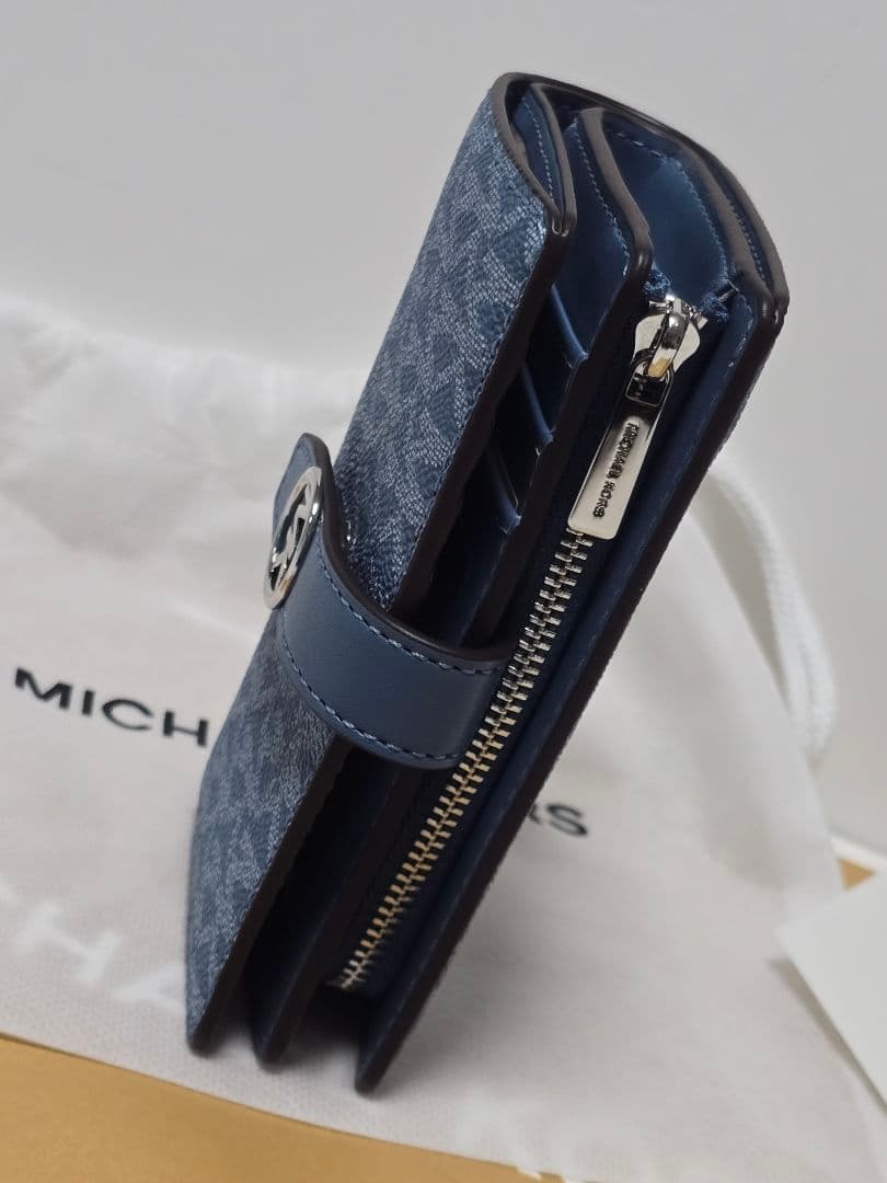 マイケルコースGREENWICH タブ ジップアラウンド ウォレットミディアム