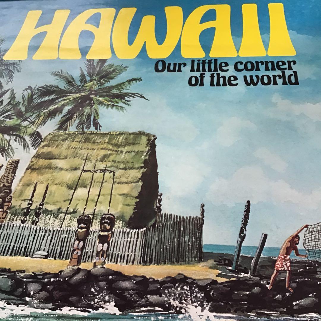 ユナイテッド航空 ハワイ ビンテージ ポスター オリジナル Tiki