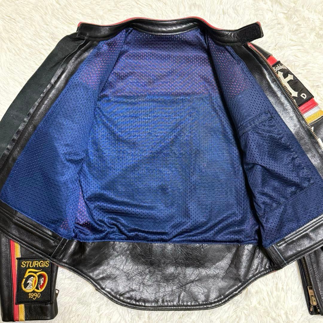 激レア⭐️ハーレーダビッドソン & マルボロマン 革ジャン ライダース 刺繍