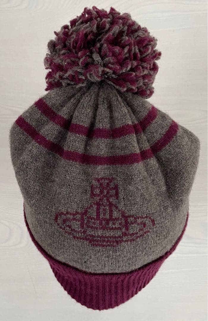 ヴィヴィアンウエストウッド　ニット帽　VivienneWestwood　ボンボン