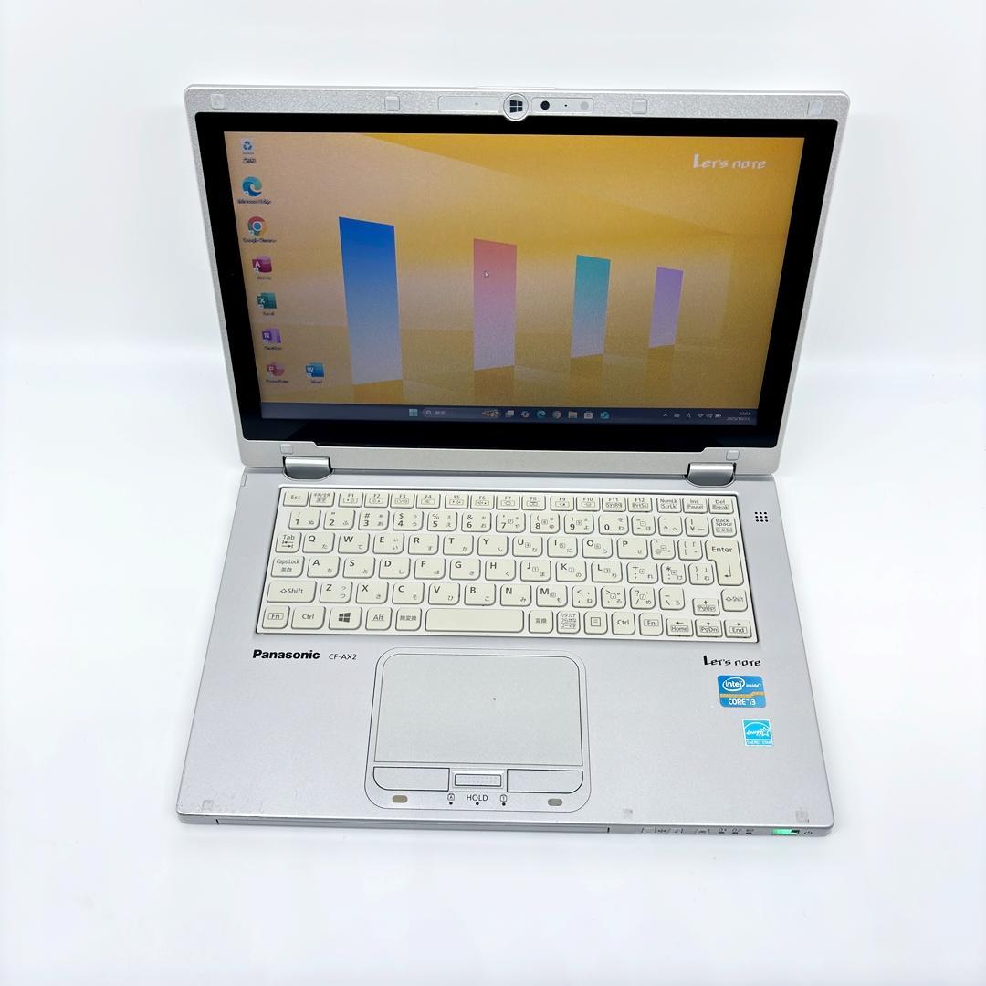 ノートパソコン Let's note CF-AX2 SSD オフィス Win11