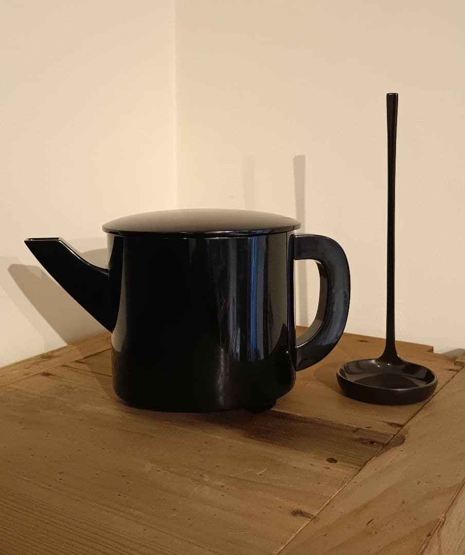 眞塗　木製　漆　湯筒　中古