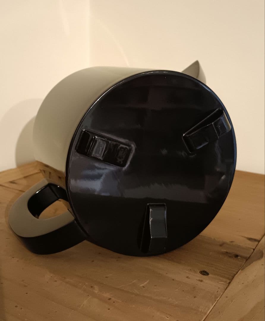 眞塗　木製　漆　湯筒　中古