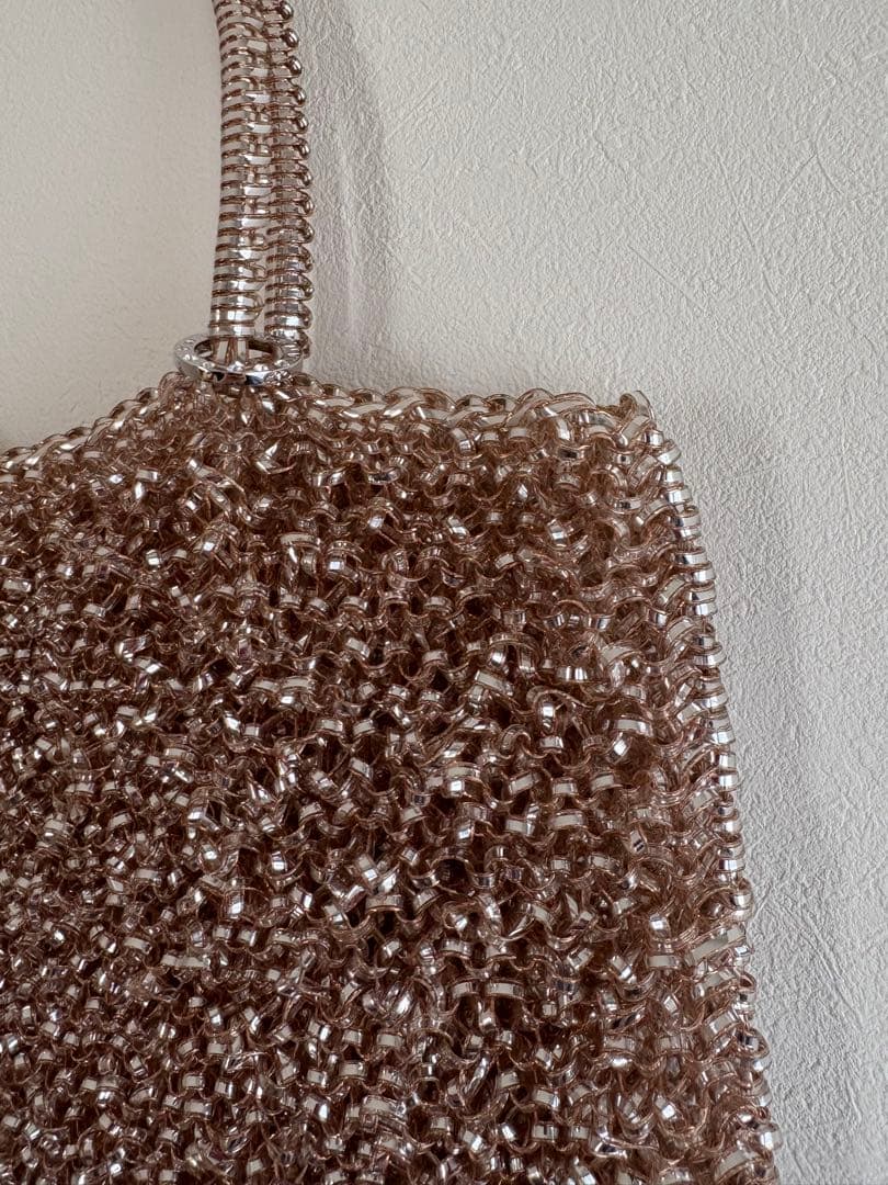 アンテプリマ ワイヤーバッグシルバーゴールド