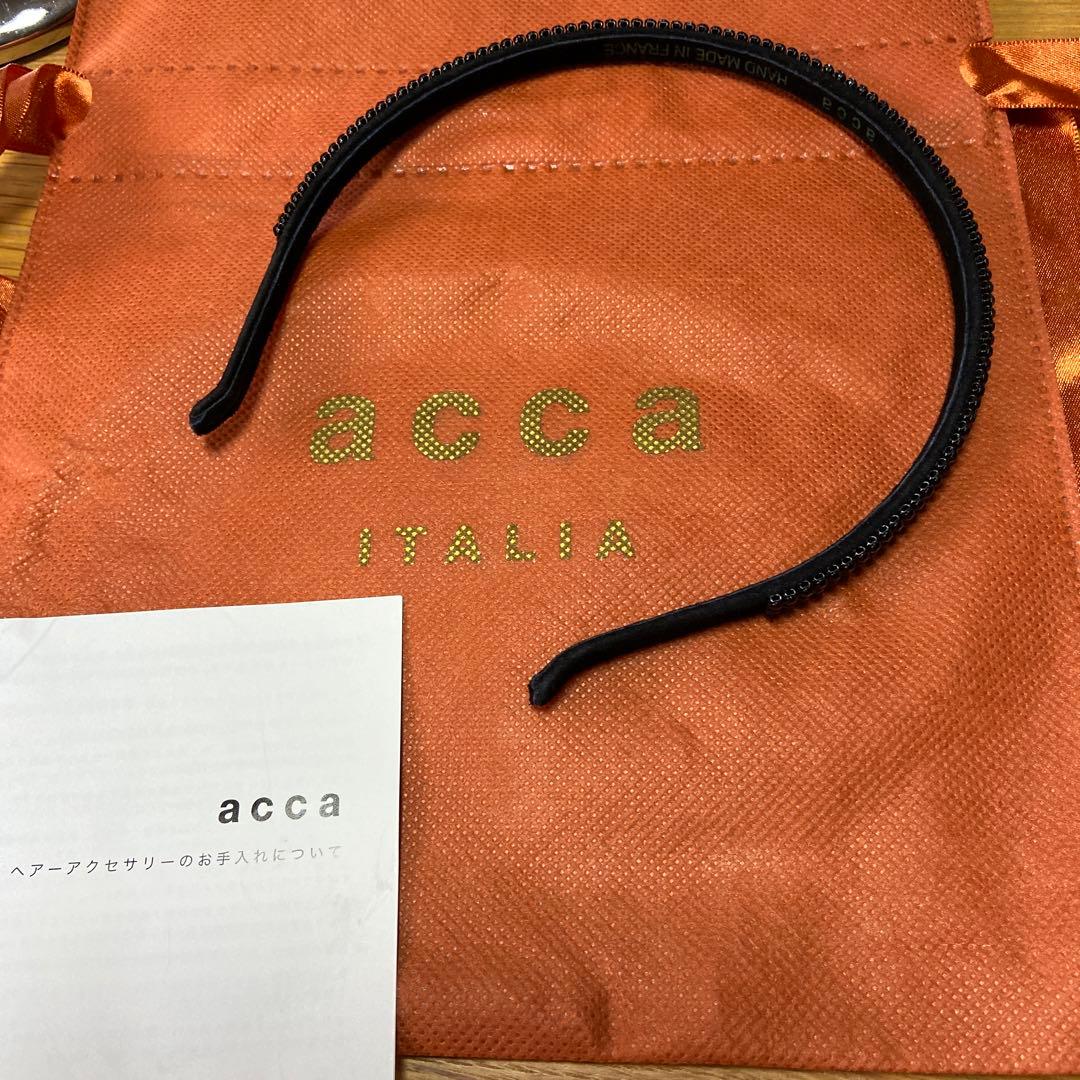 acca アッカ　スワロフスキーカチューシャ　オードリー