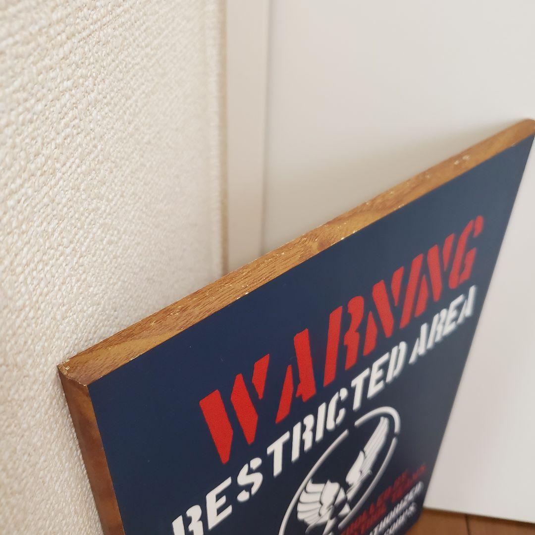 米軍 警告サイン看板